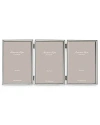 Addison Ross 4 X 6 Triple Photo Frame In Silver
