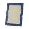 Addison Ross 5 X 7 Faux Croc Mocha Frame In Blue