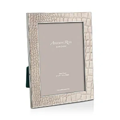 Addison Ross 5 X 7 Faux Croc Mocha Frame In Cream