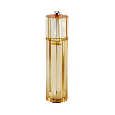Addison Ross Amber Icy Flute Salt Or Pepper Mill In Yellow