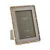 Addison Ross Chiffon & Gold Bamboo Photo Frame In Chiffon