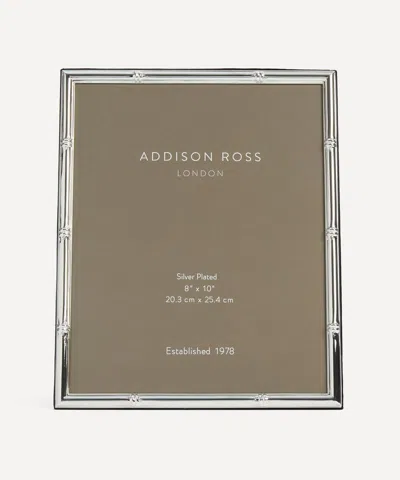 Addison Ross Bamboo Silver Plated 8x10 Photo Frame