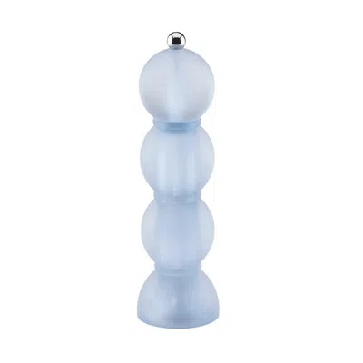 Addison Ross Blue Frosty Bobbin Salt Or Pepper Mill