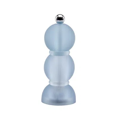 Addison Ross Blue Frosty Mini Bob Salt Or Pepper Mill