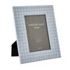 Addison Ross Blue Gingham Lacquer Photo Frame