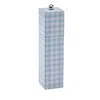 Addison Ross Blue Gingham Square Pillar Salt Or Pepper Mill