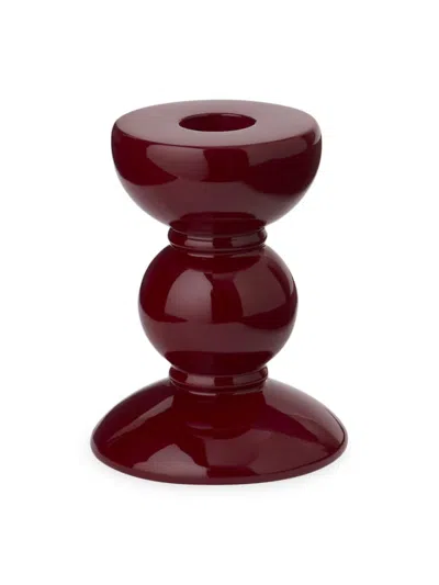 Addison Ross Bobbin Candle Stick In Red