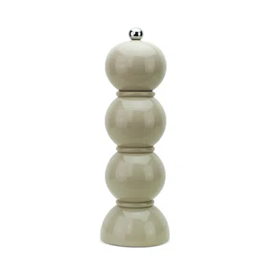 Addison Ross Bobbin Lacquered Salt Or Pepper Mill Grinder In Cappucino