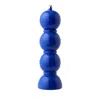 Addison Ross Bobbin Lacquered Salt Or Pepper Mill Grinder In Cobalt
