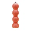 Addison Ross Bobbin Lacquered Salt Or Pepper Mill Grinder In Coral