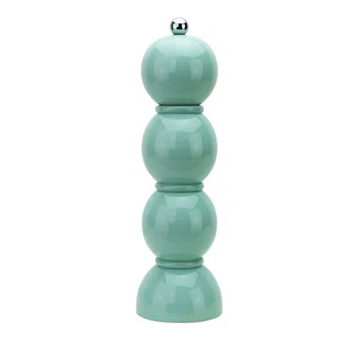 Addison Ross Bobbin Lacquered Salt Or Pepper Mill Grinder In Eu De Nil