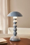 Addison Ross Bobbin Led Portable Rechargeable Table Lamp In Blue