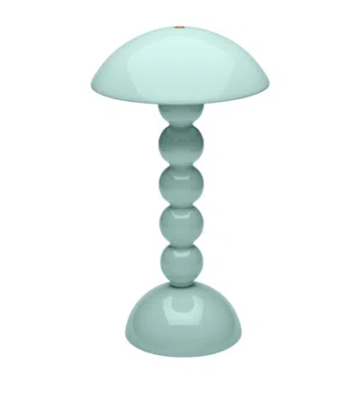 Addison Ross Bobbin Rechargeable Table Lamp In Blue