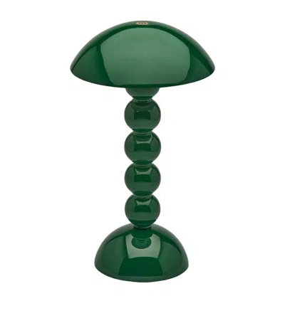 Addison Ross Bobbin Rechargeable Table Lamp In Green