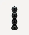 Addison Ross Bobbin Lacquered Salt Or Pepper Mill Grinder In Black