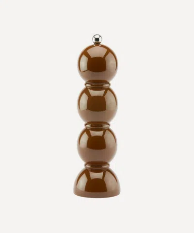 Addison Ross Bobbin Salt And Pepper Grinder In Brown