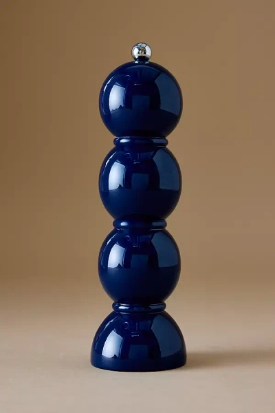 Addison Ross Bobbin Salt & Pepper Mill In Blue