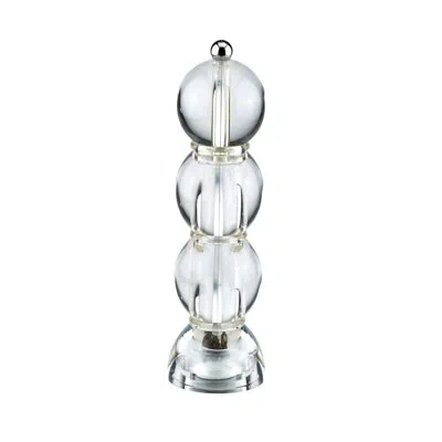 Addison Ross Bobbin Salt Or Pepper Mill In Clear