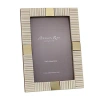 Addison Ross Bone Picture Frame, 4 X 6 In Stripe