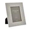 Addison Ross Cappuccino Gingham Lacquer Photo Frame
