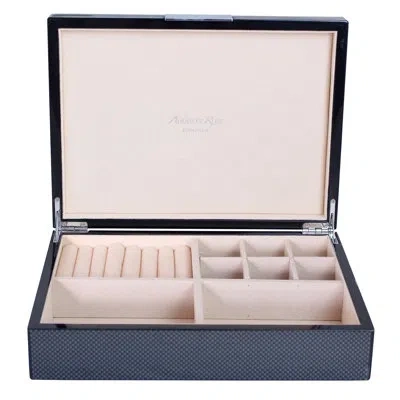 Addison Ross Chiffon Jewelry Box In Gray