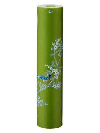 Addison Ross Chinoirserie Candle Stick In Green