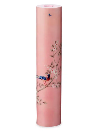 Addison Ross Chinoirserie Candle Stick In Pink