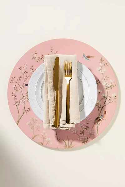 Addison Ross Chinoiserie Lacquered Placemats, Set Of 4 In Neutral