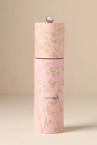 Addison Ross Chinoiserie Salt Or Pepper Mill In Pink