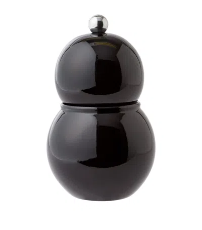 Addison Ross Chubby Salt Or Pepper Mill In Black