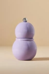 Addison Ross Lacquer Bobbin Salt Or Pepper Mill Grinder In Purple