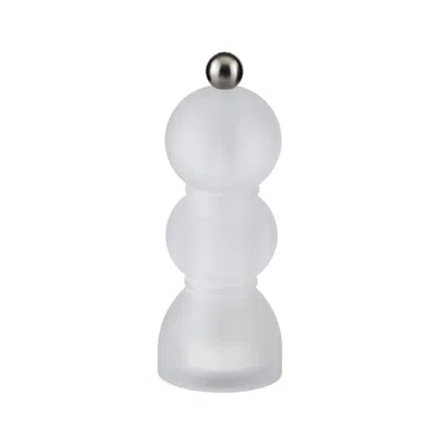 Addison Ross Clear Frosty Mini Bob Salt Or Pepper Mill
