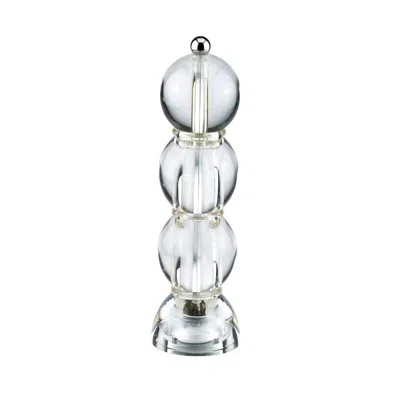 Addison Ross Clear Icy Bobbin Salt Or Pepper Mill