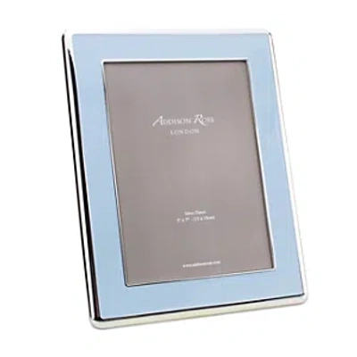 Addison Ross Curved Enamel Picture Frame, 5 X 7 In Blue