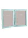 Addison Ross Double Enamel Frame In Blue