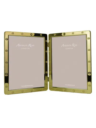 Addison Ross Double Locket 5'' X 7'' Frame In Gold