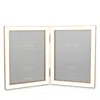 Addison Ross Enamel Double Frame, 5 X 7 In White
