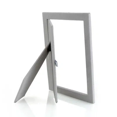 Addison Ross Enamel Picture Frame In Black,silver
