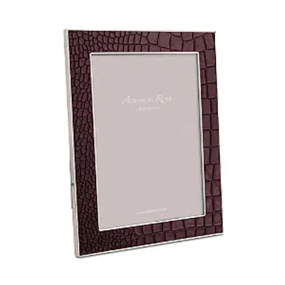 Addison Ross Faux Croc Picture Frame, 4 X 6 In Brown