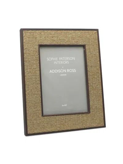 Addison Ross Faux Rattan Frame In Brown