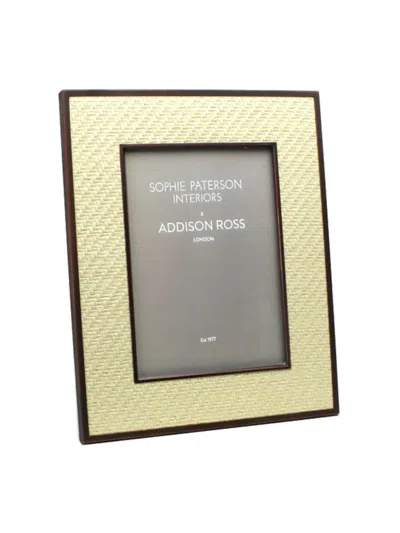 Addison Ross Faux Rattan Frame In Neutral