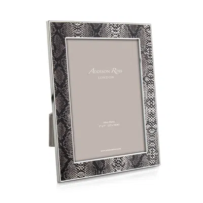 Addison Ross Faux Snake Picture Frame, 4 X 6 In Gray