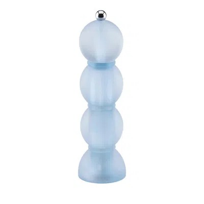 Addison Ross Frosty Bobbin Salt Or Pepper Mill Grinder In Blue