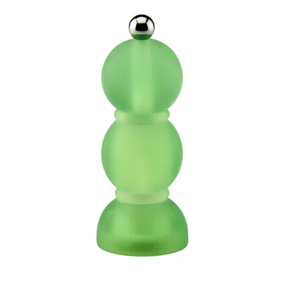 Addison Ross Frosty Bobbin Salt Or Pepper Mill Grinder In Green