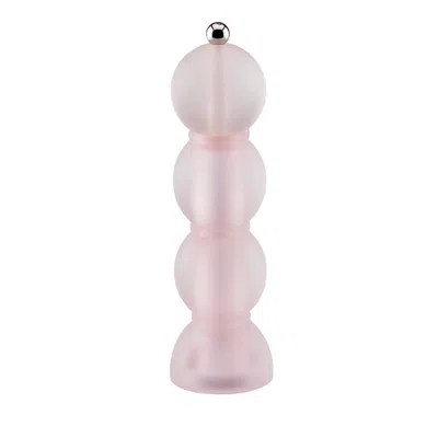 Addison Ross Frosty Bobbin Salt Or Pepper Mill Grinder In Pink