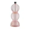 Addison Ross Frosty Bobbin Salt Or Pepper Mill Grinder In Pale Pink