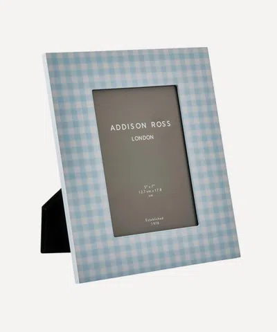 ADDISON ROSS ADDISON ROSS GINGHAM LACQUER 5X7' PHOTO FRAME