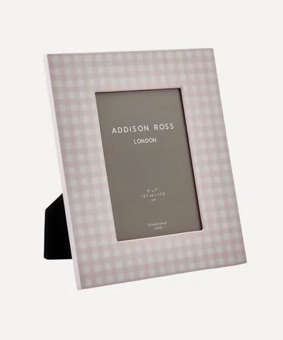 ADDISON ROSS ADDISON ROSS GINGHAM LACQUER 5X7' PHOTO FRAME