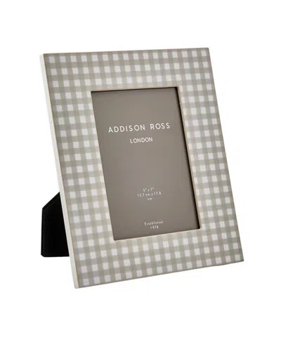 ADDISON ROSS ADDISON ROSS GINGHAM LACQUER 5X7' PHOTO FRAME