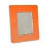 Addison Ross Gold Edged Orange Studio Enamel Photo Frame, 5 X 7